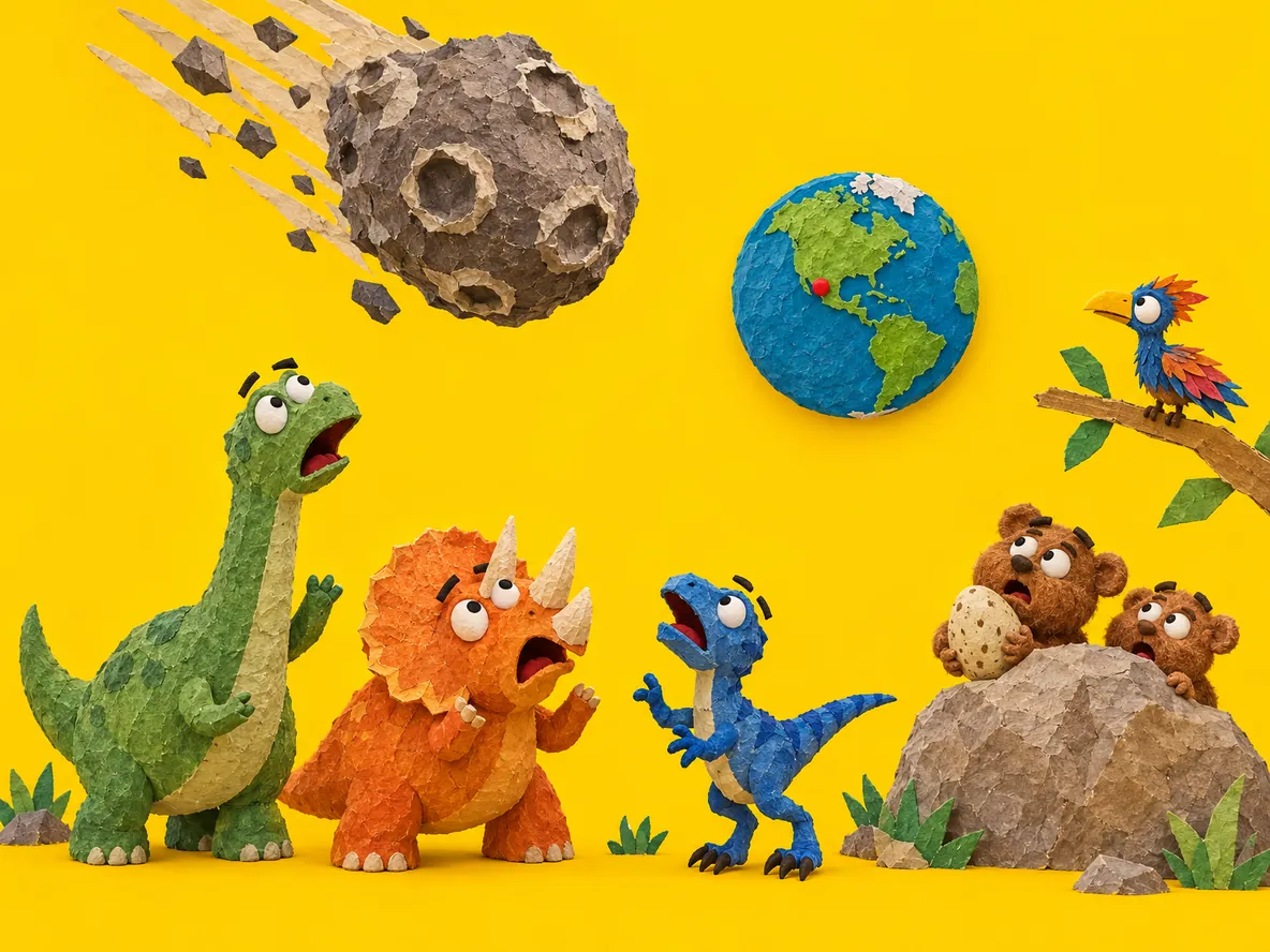 El asteroide que acabó con los dinosaurios