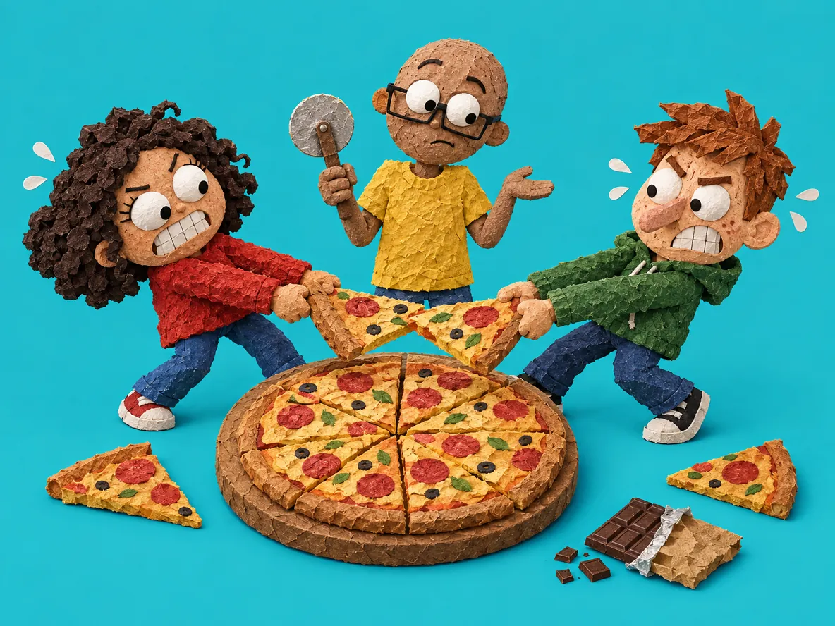 Fracciones: repartir la pizza sin pelear