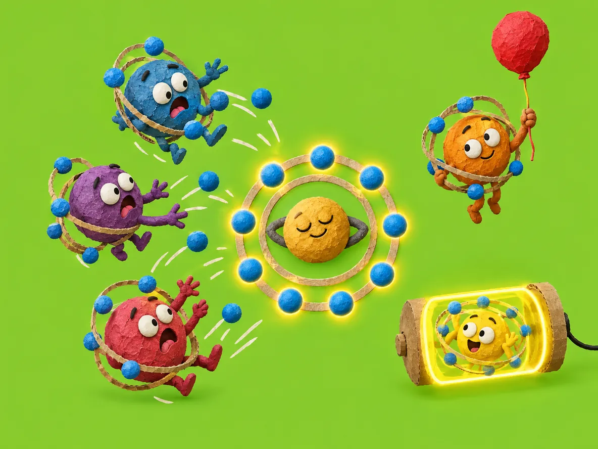 Gases nobles: los que no se juntan con nadie