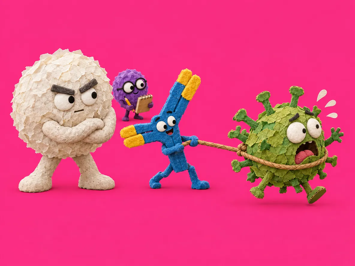 Tu sistema inmune caza virus